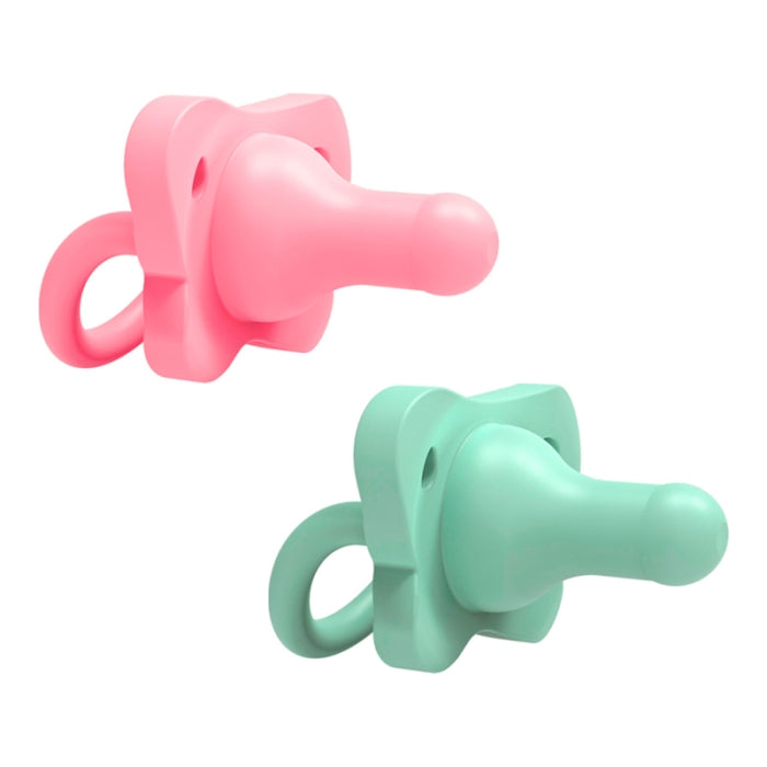 Pack de 2 chupetas Dr Brown's - Rosa y verde