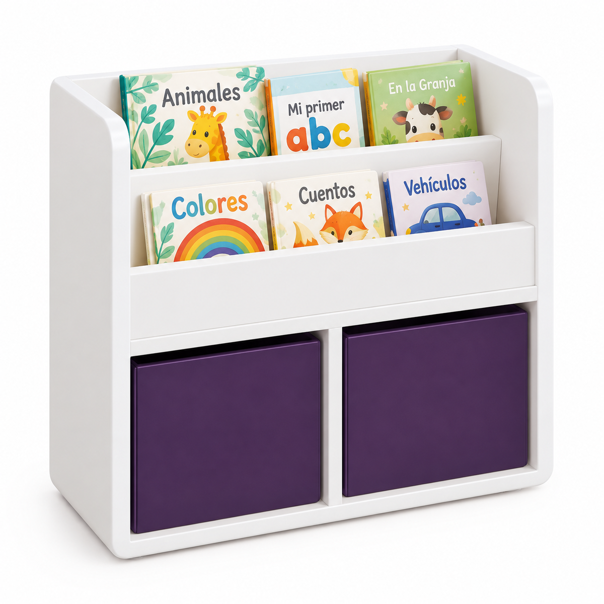 🧸 Organizador Infantil de Juguetes Montessori + Librero