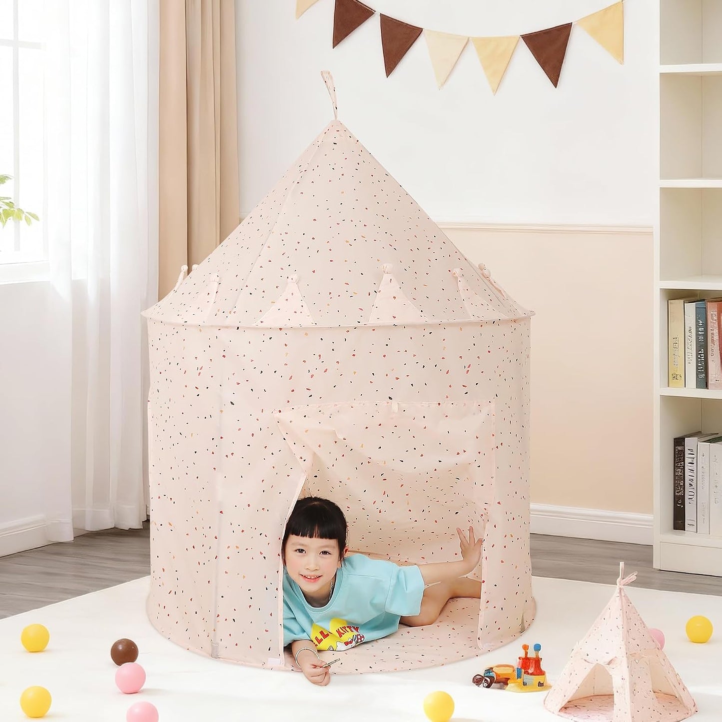 Tienda de campaña de juego de castillo