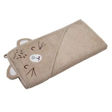 Toalla Con Capucha 75x75cm Tigre