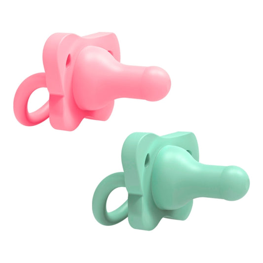 Pack de 2 chupetas Dr Brown's - Rosa y verde