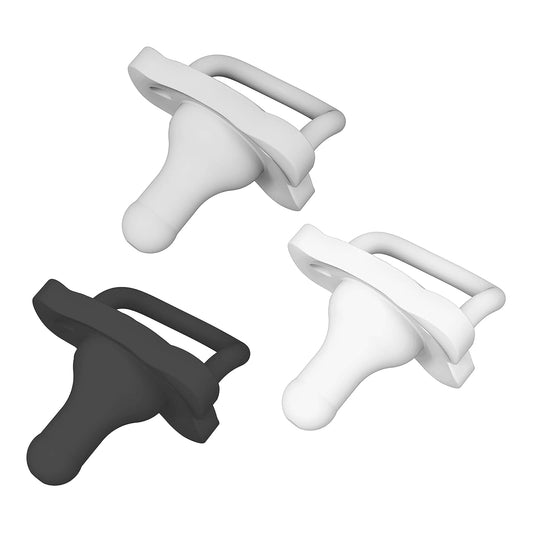 Pack de 3 chupetas Dr Brown's - Negro, gris y blanco
