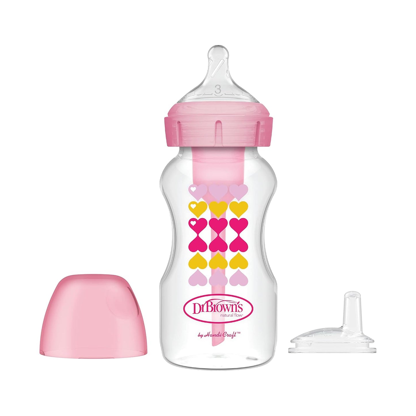 Dr. Brown's - Diseño corazones +6m