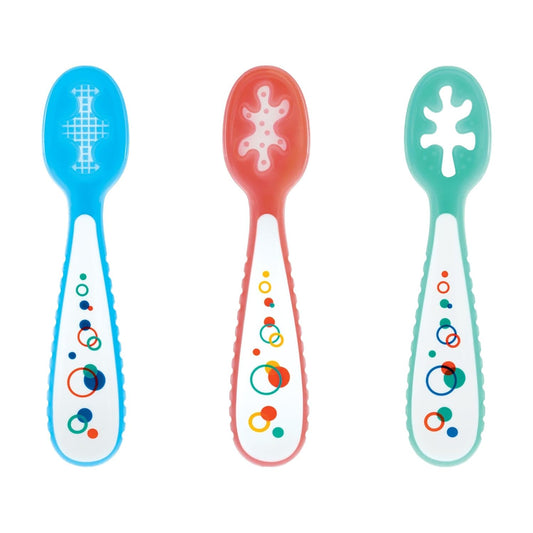 First Spoons 3 uds- Diseño burbujas