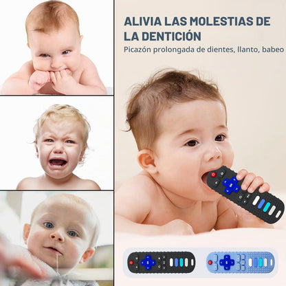 🦷📺 Mordedor de silicona en forma de control remoto