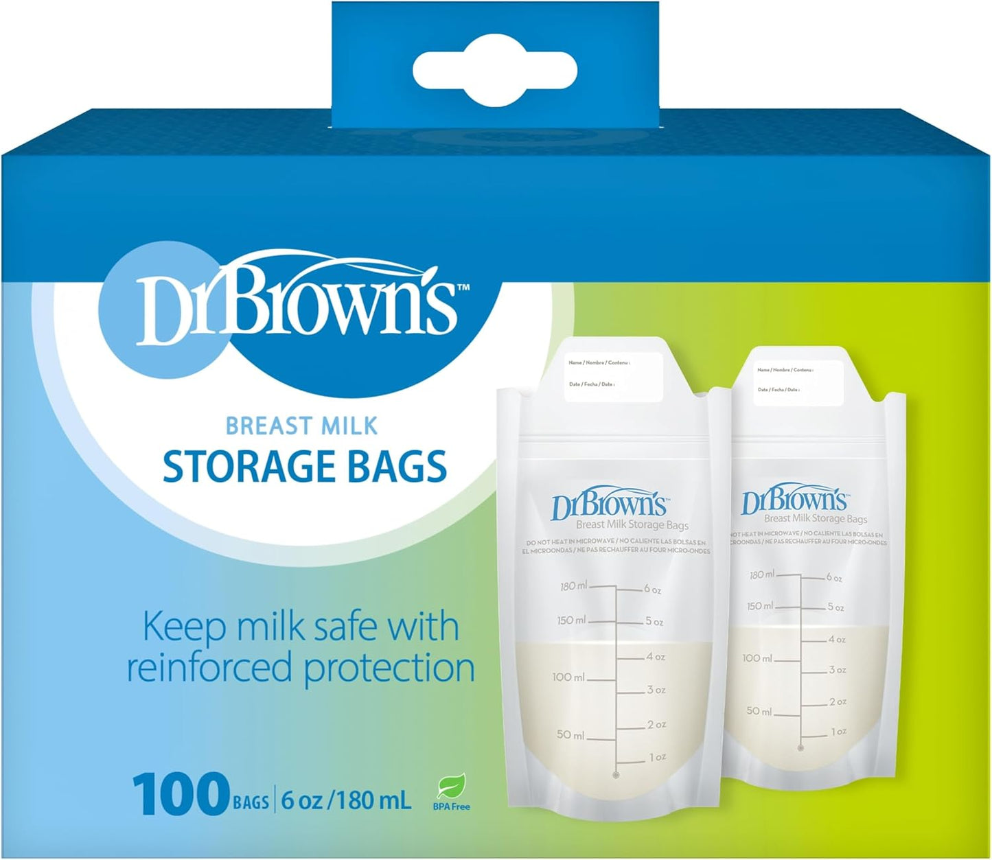 Bolsas para almacenamiento de leche materna (100 uds)