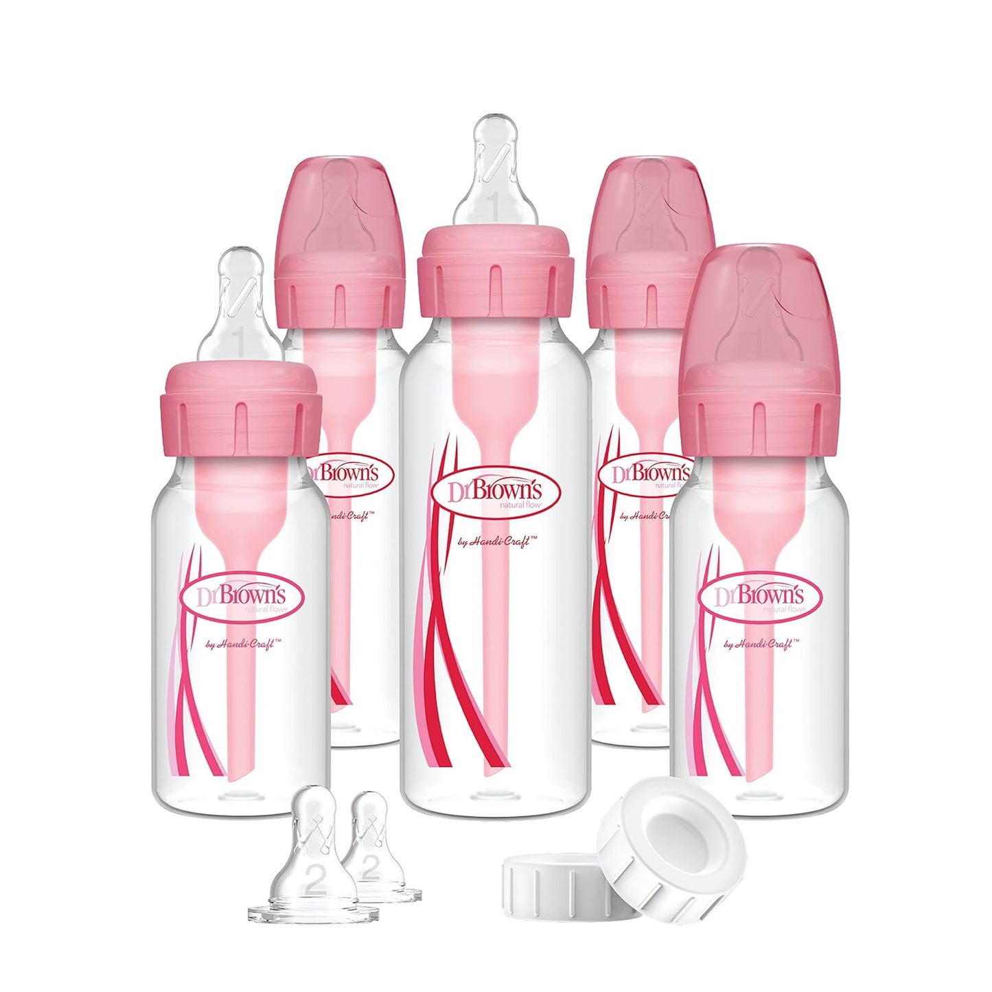 Dr. Brown's - Set recién nacido Rosa