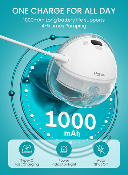 Paruu Extractor de Leche con Manos Libres P16