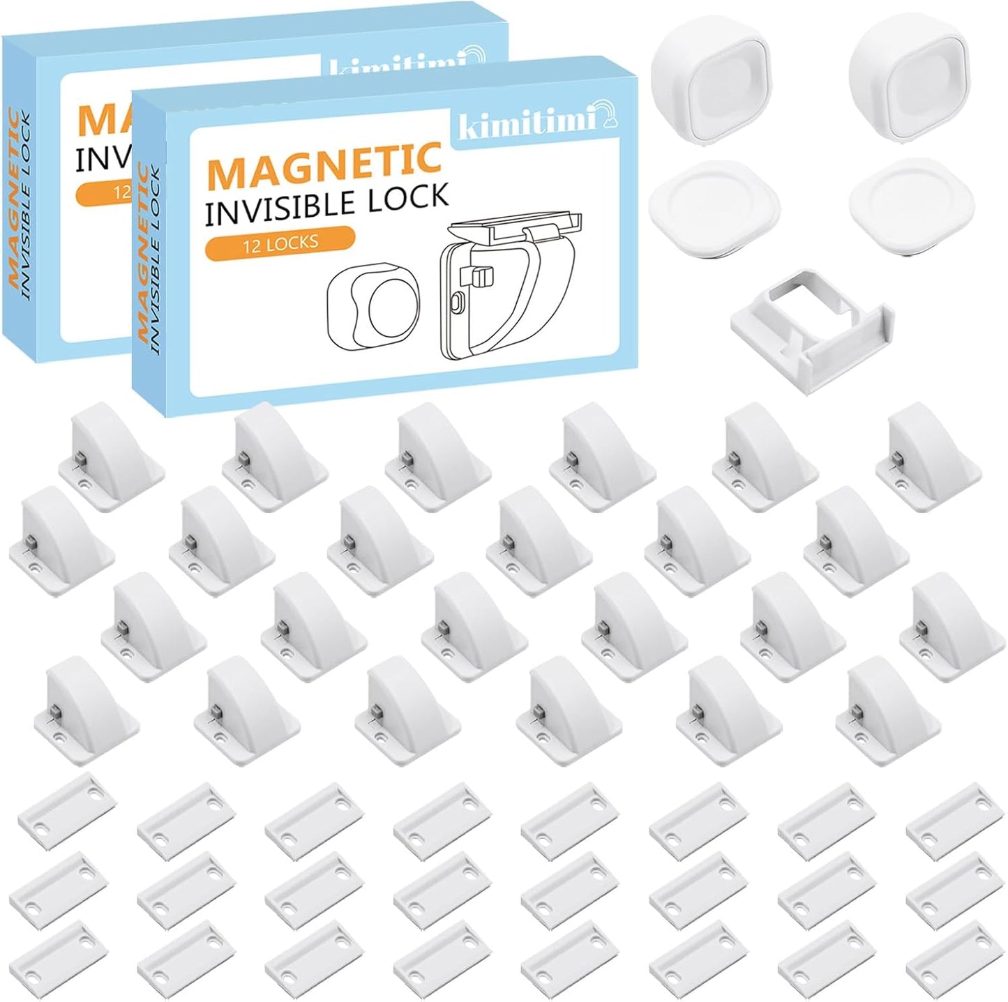 🔒🧲 Cerraduras magnéticas de seguridad para bebés