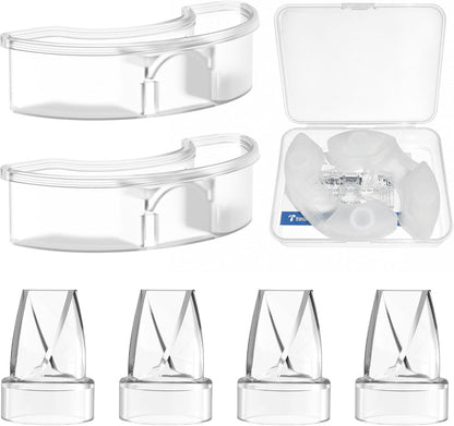 Set de 2 Válvulas Pico de Pato de Silicona para Extractor de Leche Materna
