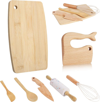 Juegos de cocina Montessori-todo madera