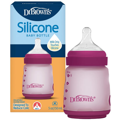Dr. Brown's Biberón de silicona 5 oz