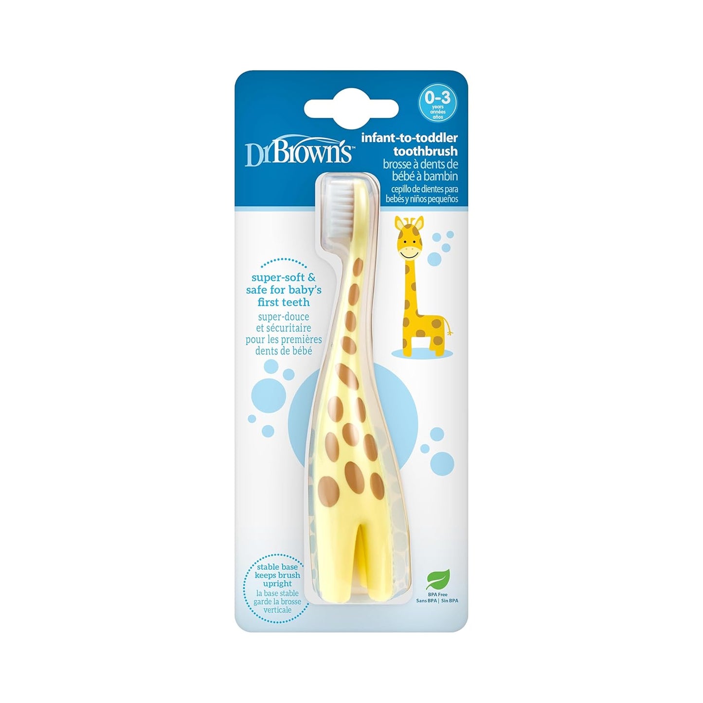 🦒 Cepillo de dientes de entrenamiento Dr. Brown’s 🪥💛
