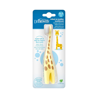 🦒 Cepillo de dientes de entrenamiento Dr. Brown’s 🪥💛
