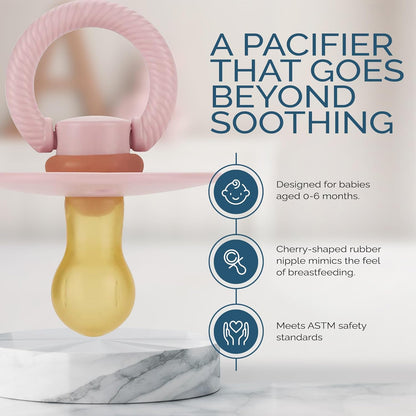 Chupetas Itzy Ritzy - Rosa 2 pack (0 - 6 MESES)