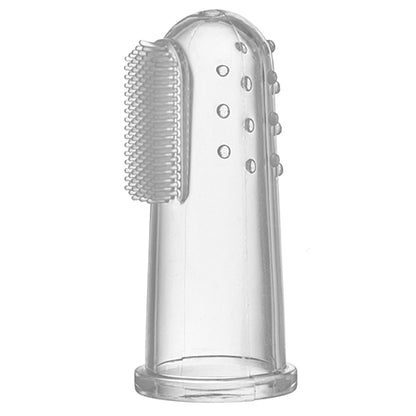 CEPILLO DENTAL DE SILICONA TIPO DEDAL C/ ESTUCHE