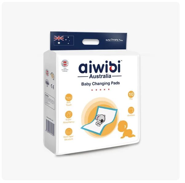 Cambiadores desechables para bebé 10 pcs - Aiwibi