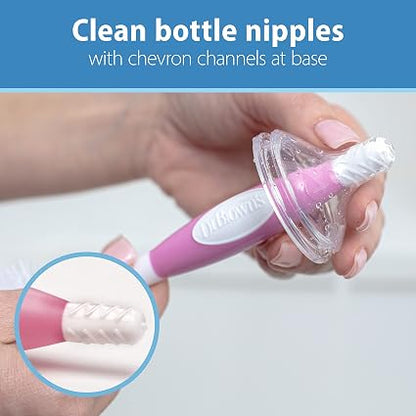 Cepillo para lavar chupones de silicona