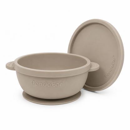Bowl de Silicona con Succión y Tapa PandaEar