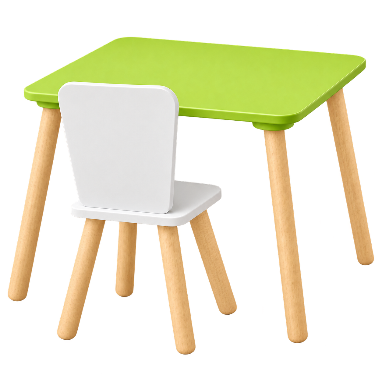 Mesa Infantil Montessori + Silla