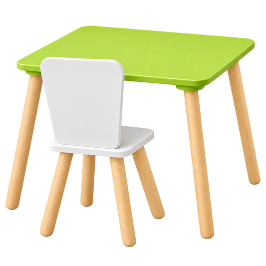Mesa Infantil Montessori + Silla