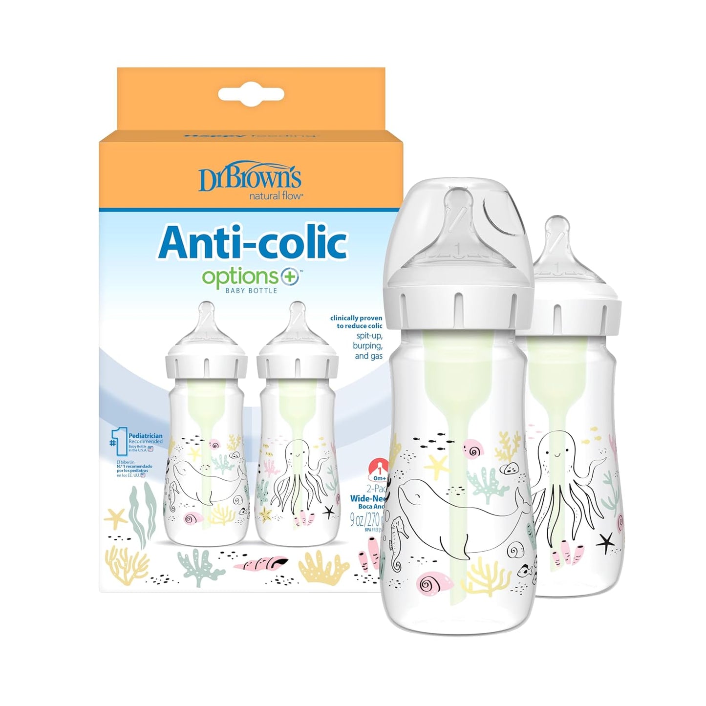 Dr. Brown's - 2 pack-Animales del océano