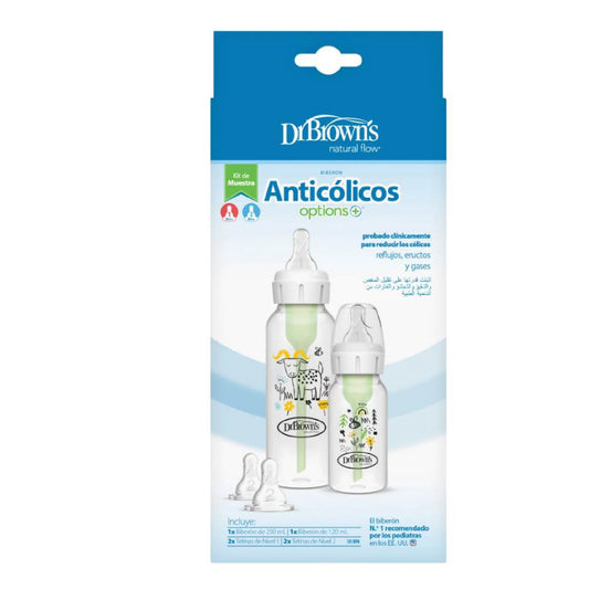 Dr. Brown's - Set de biberones de 8oz y 4oz