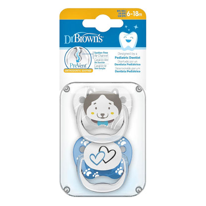 Chupetas Prevent 6 -18 ms - Diseño Perrito