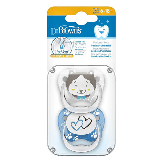 Chupetas Prevent 6 -18 ms - Diseño Perrito