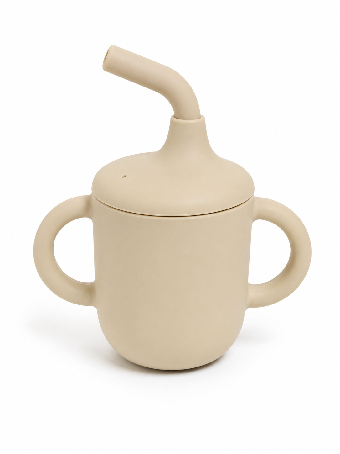 Vaso de Entrenamiento de Silicona con Pajilla | Antiderrames para Bebés | Individual