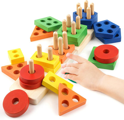 Juguetes Montessori insertar formas