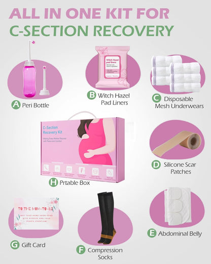 Kit de recuperación para cesárea
