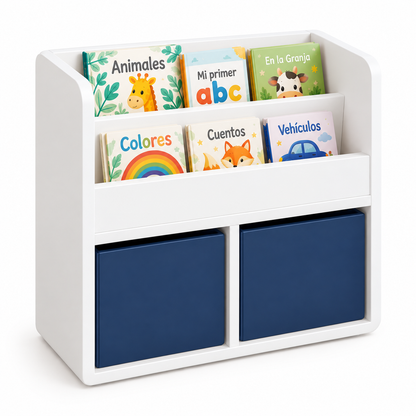 🧸 Organizador Infantil de Juguetes Montessori + Librero