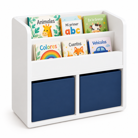 🧸 Organizador Infantil de Juguetes Montessori + Librero