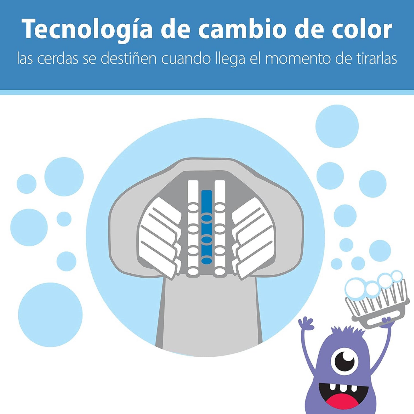 Dr. Brown's Cepillo de dientes Mounstruo Verde, 1-4 años
