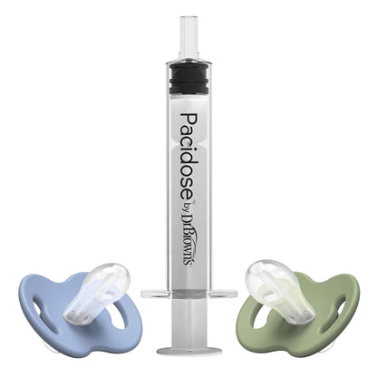 Dispensador de Medicina Pacidose Dr. Brown’s + 2 Bombillas (0-6m y 6-18m)