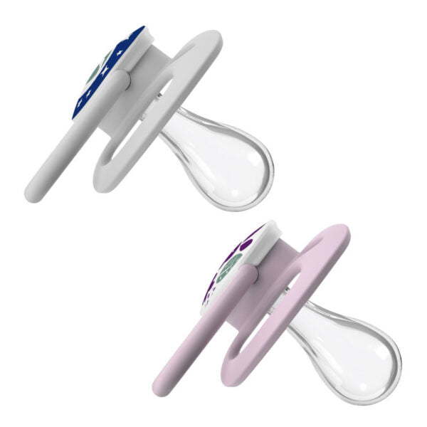 CHUPETAS ADVANTAGE 6-18ms - Rosa brilla en la oscuridad