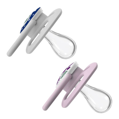 CHUPETAS ADVANTAGE 6-18ms - Rosa brilla en la oscuridad