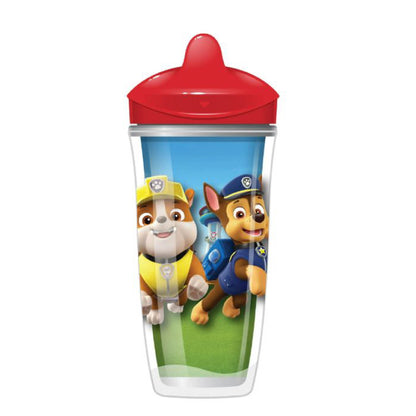 Vasos con Boquilla Aislada para Niños, 9 oz - Paw Patrol (color puede variar)