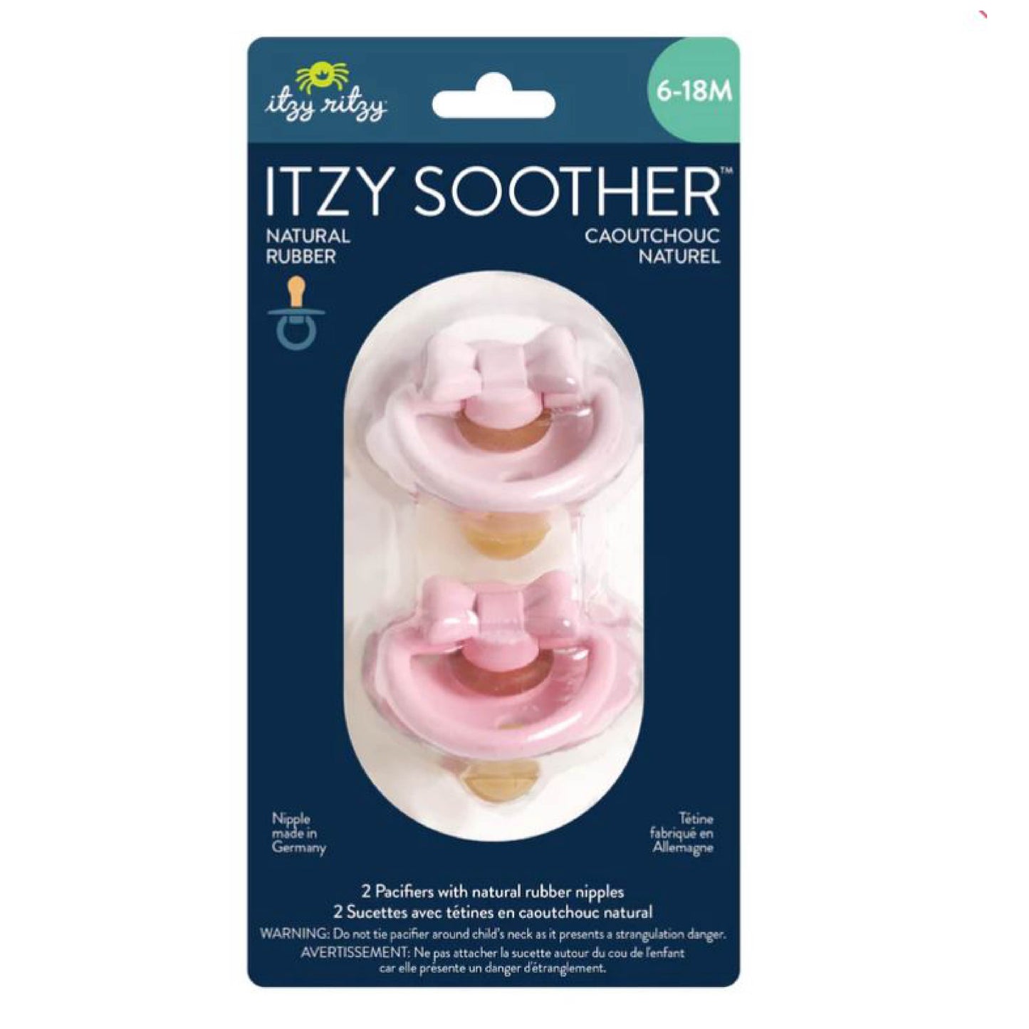Chupetas Itzy Ritzy - Rosa 2 pack 6-18 m