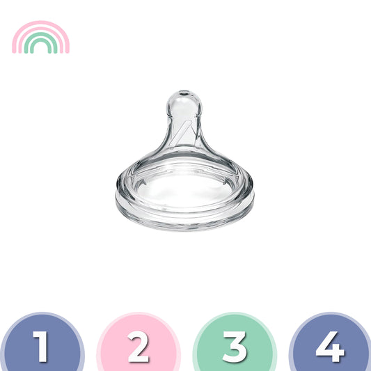 Dr. Brown's - Repuesto de tetina cuello ancho Niveles 1 - 4