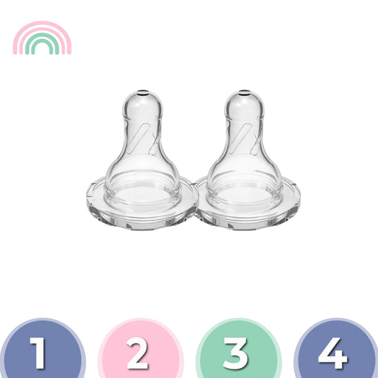 Dr. Brown's - Repuesto de tetina cuello angosto Niveles 1 - 4