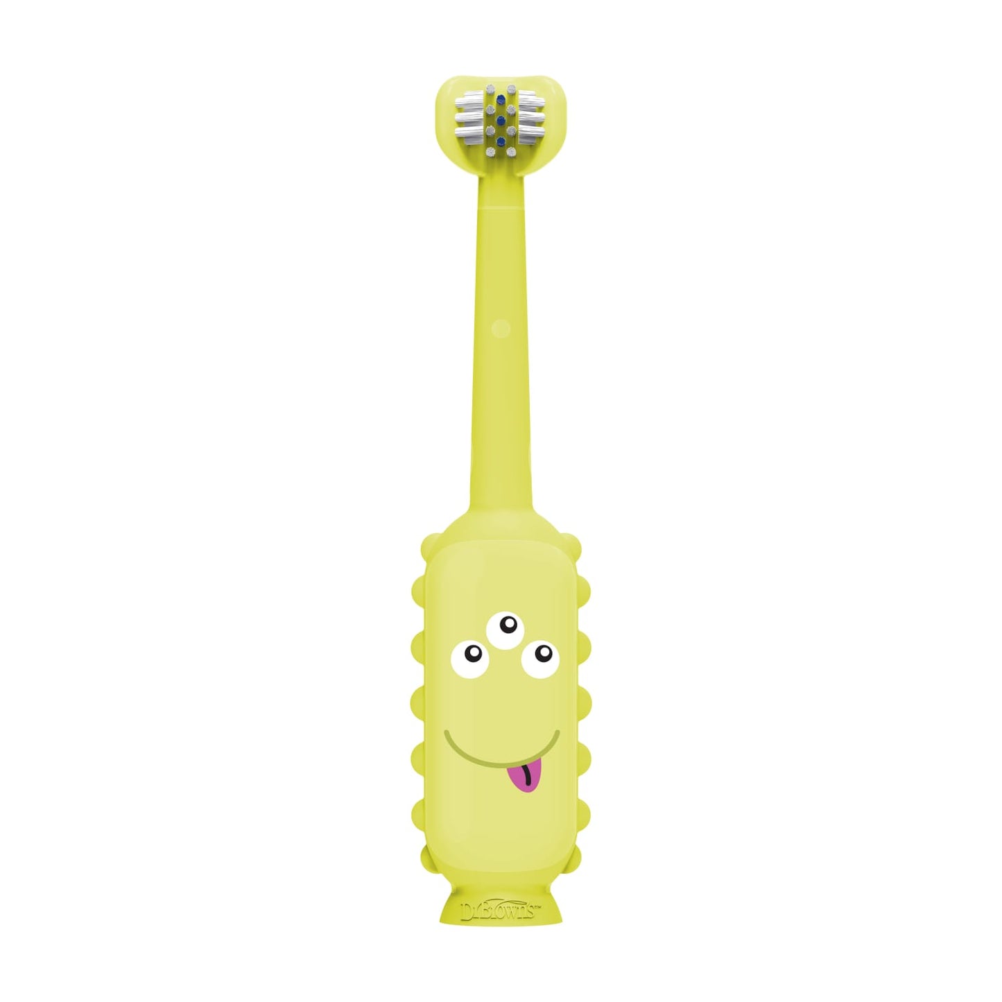 Dr. Brown's Cepillo de dientes Mounstruo Verde, 1-4 años