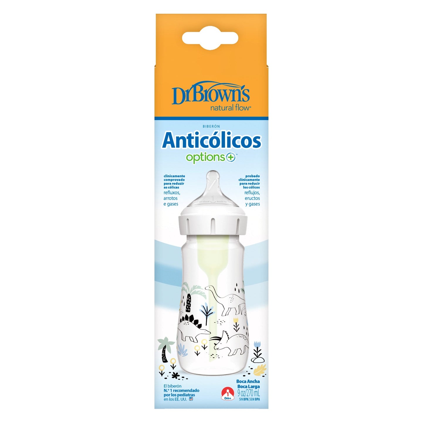 Dr. Brown's - Diseño Dinosaurio