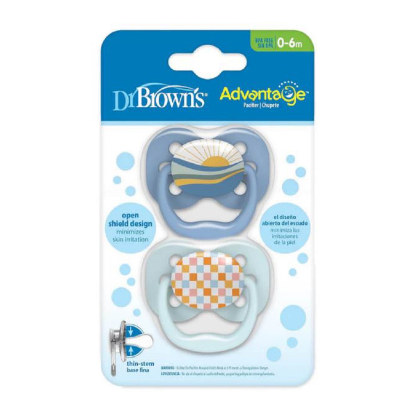 Chupetas Advantage 0-6 M Azul