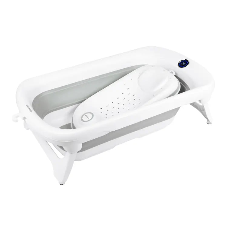 Bañera Plegable con Soporte Amalfi + Gris