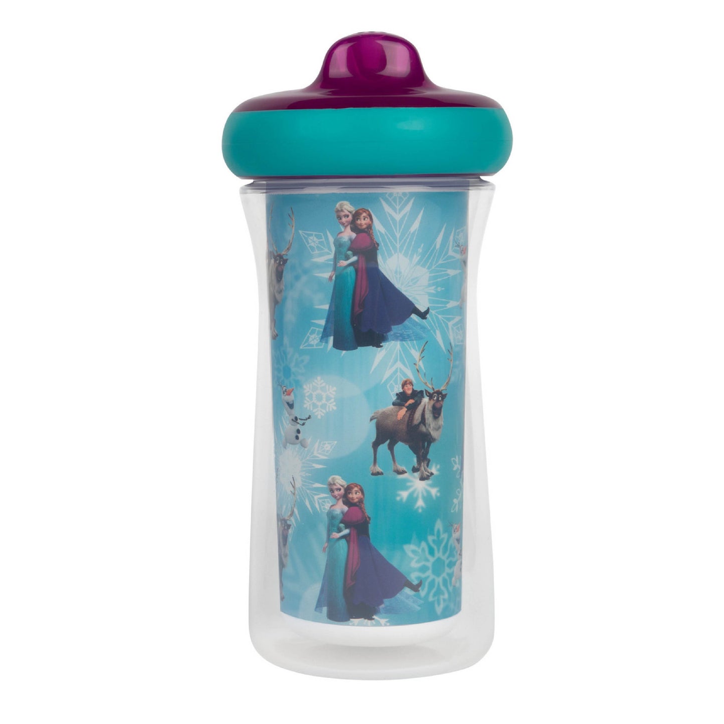 Vasos con Boquilla Aislada para Niñas, 9 oz - Frozen Celeste
