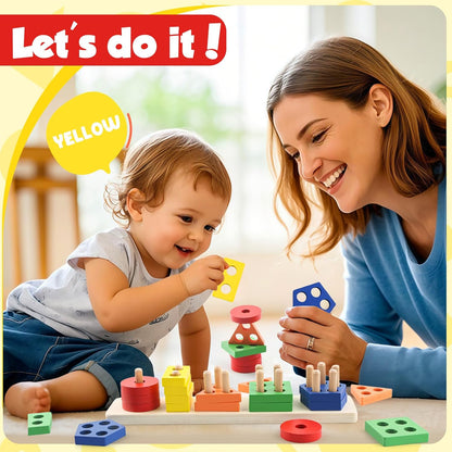 Juguetes Montessori insertar formas