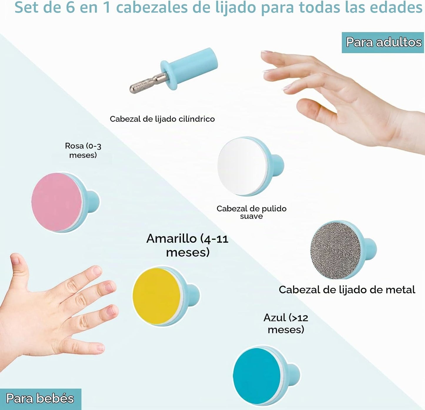 Lima eléctrica para bebés