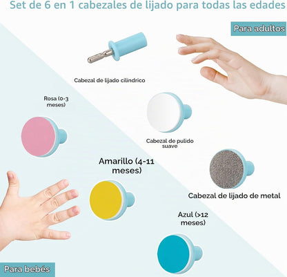 Lima eléctrica para bebés